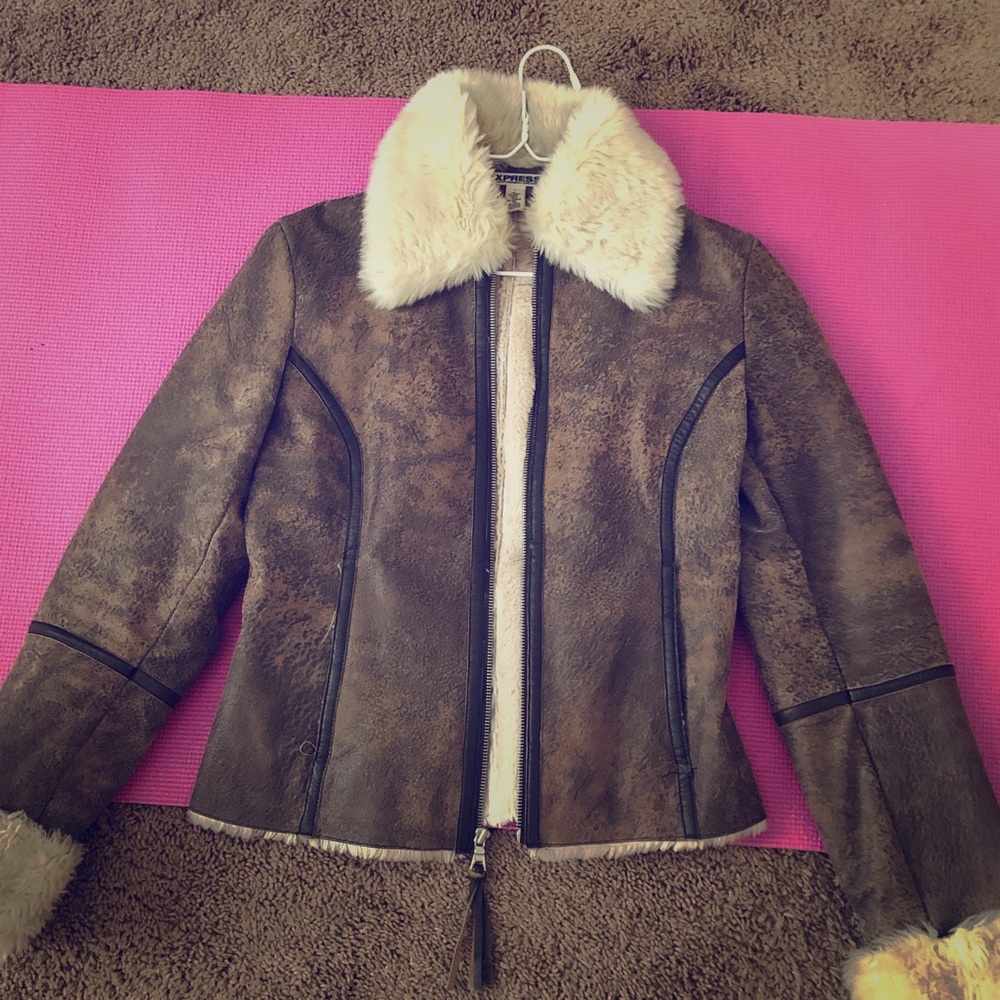 Express Women’s Aviator Jacket